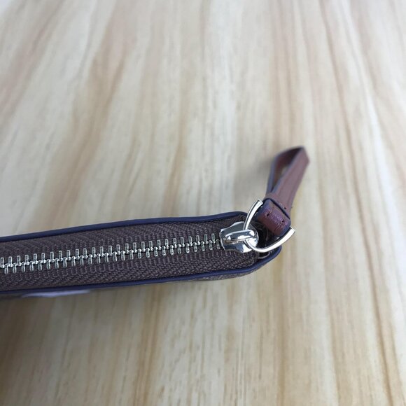 NEW Coach X Peanuts Corner Zip Wristlet Wallet With Snoopy & Woodstock Authentic - Picture 3 of 6